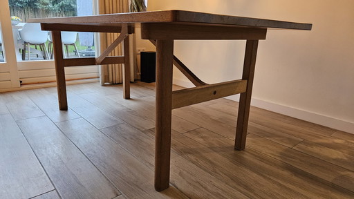 Danish Oak Dining Table (Mogensen) & 4 Chairs (Wegner)