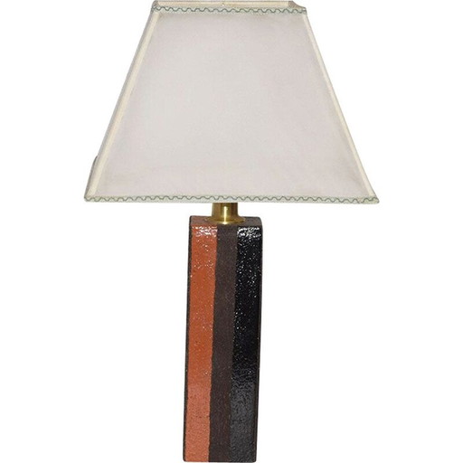 Vintage ceramic table lamp by Raymor Bitossi, 1960