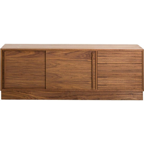 Image 1 of Vintage walnut TV stand, France