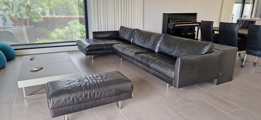 Montis Axel Sofa + chaise longue and pouf