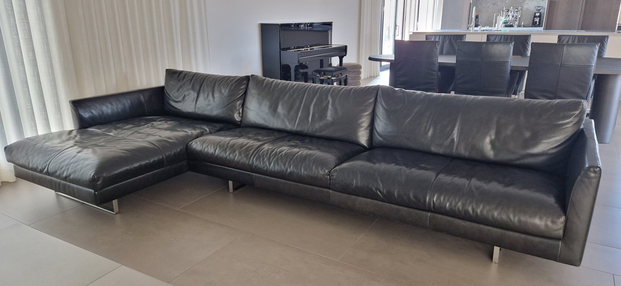 Sofá Montis Axel + chaise longue y otomana