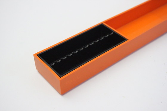 Image 1 of Kartell Orange Space Age Desk Organiser By Pio Manzu