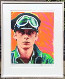 Me, Jan Cremer, silkscreen (neatly framed)
