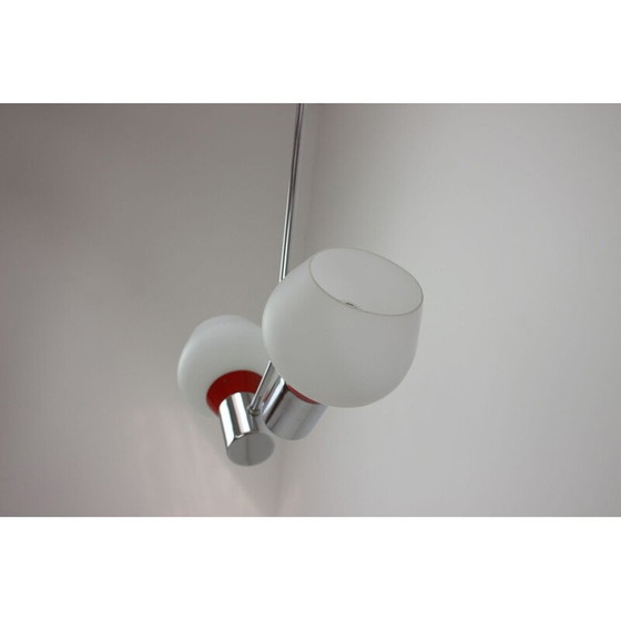 Image 1 of Lampadario vintage in metallo di Drupol, Cecoslovacchia, 1970