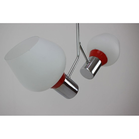 Image 1 of Lampadario vintage in metallo di Drupol, Cecoslovacchia, 1970