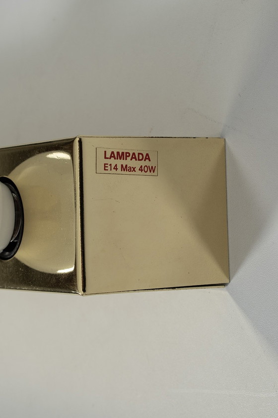 Image 1 of Lampada a specchio in ottone