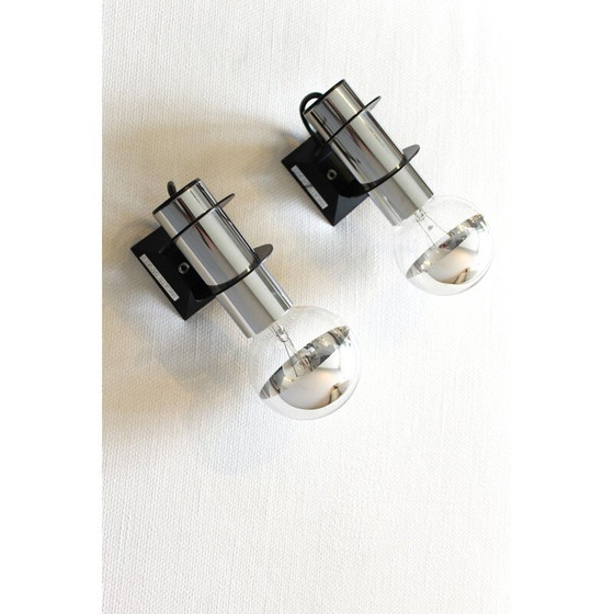 Image 1 of Pair of vintage sconces by Targetti Sankey, Italy 1970
