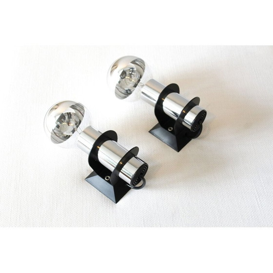 Image 1 of Pair of vintage sconces by Targetti Sankey, Italy 1970