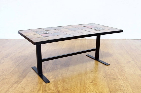 Image 1 of Jean Grecorieff rectangular coffee table 