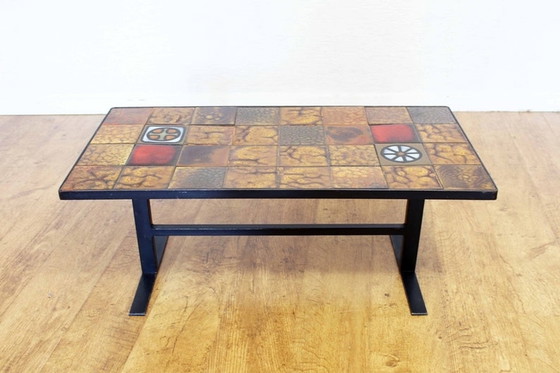 Image 1 of Jean Grecorieff rectangular coffee table 