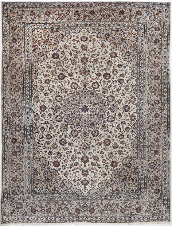 Image 1 of Original hand-knotted Persian carpet Kashan Fine 385 X 291 Cm