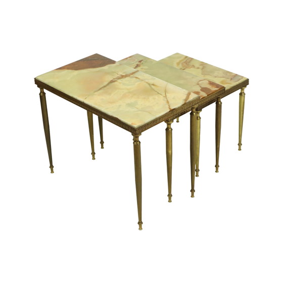 Image 1 of Nesting Tables Onyx Marble