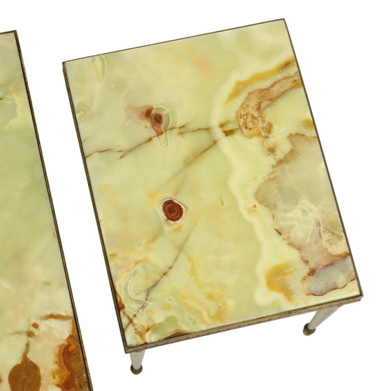 Image 1 of Nesting Tables Onyx Marble