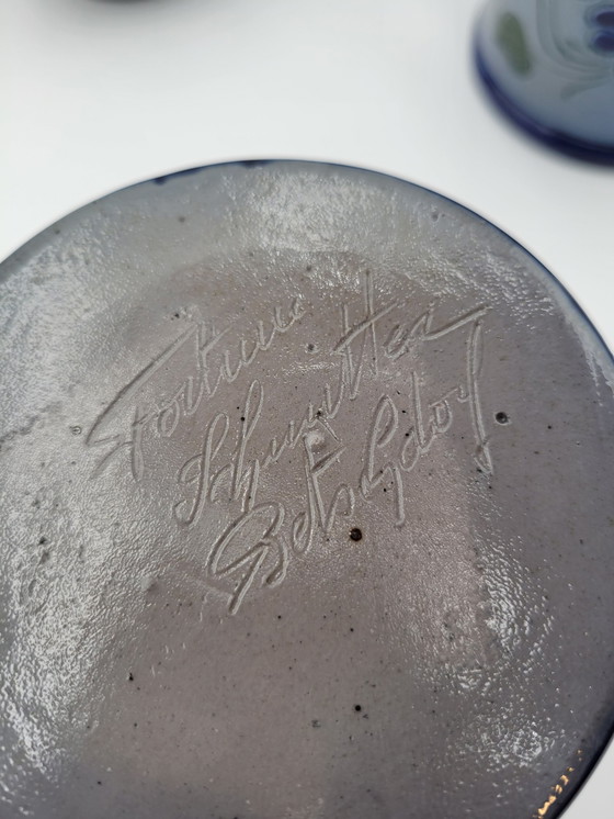 Image 1 of Fortuné Schmitter Alsatian Salt Stoneware Service