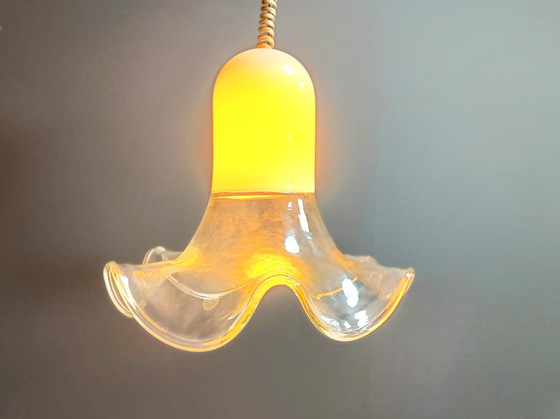 Image 1 of Murano Pendant Light By Roberto Pamio & Renato Toso, 1970S For Leucos