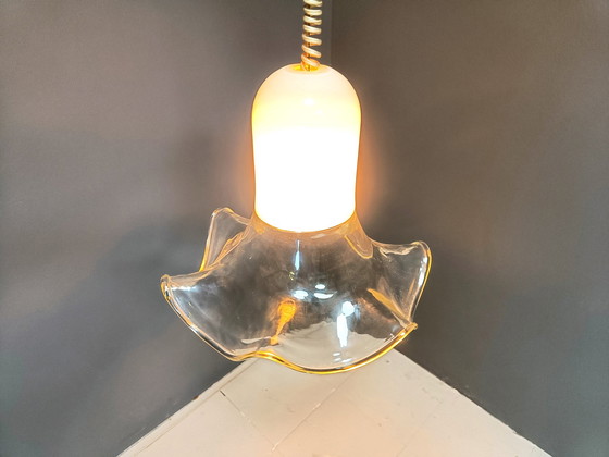 Image 1 of Murano Pendant Light By Roberto Pamio & Renato Toso, 1970S For Leucos