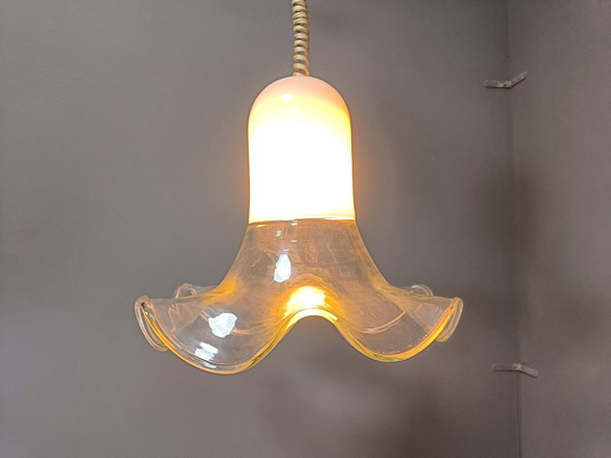 Image 1 of Murano Pendant Light By Roberto Pamio & Renato Toso, 1970S For Leucos