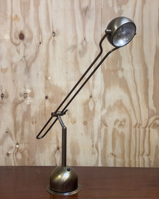 2x Wortmann & Filz brass desk lamps