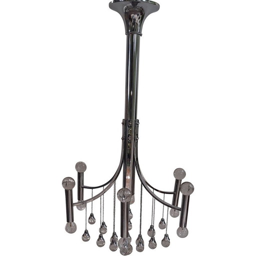Vintage pendant lamp by Gaetano Sciolari, 1960s