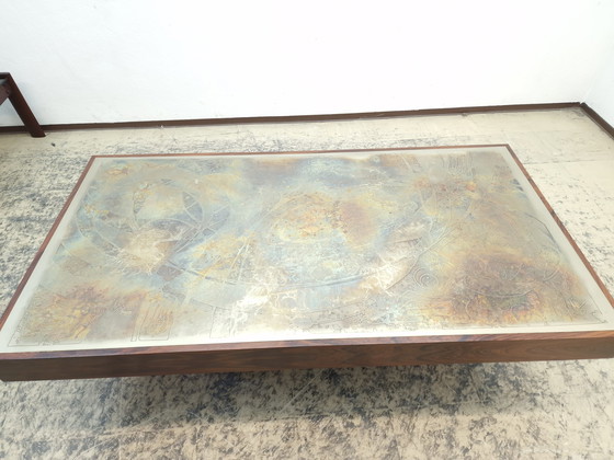 Image 1 of Bernhard Rohne copper table Coffee table Table