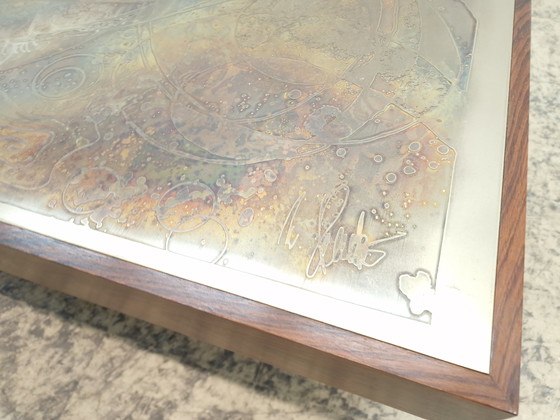 Image 1 of Bernhard Rohne copper table Coffee table Table