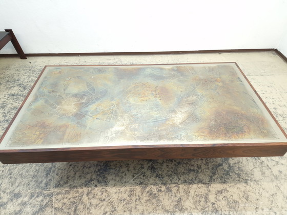 Image 1 of Bernhard Rohne Table de cuivre Table basse