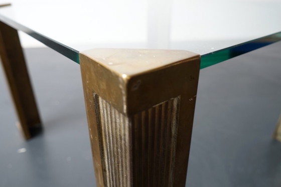 Image 1 of Vintage gold coffee table by Peter Ghyczy, 1970s