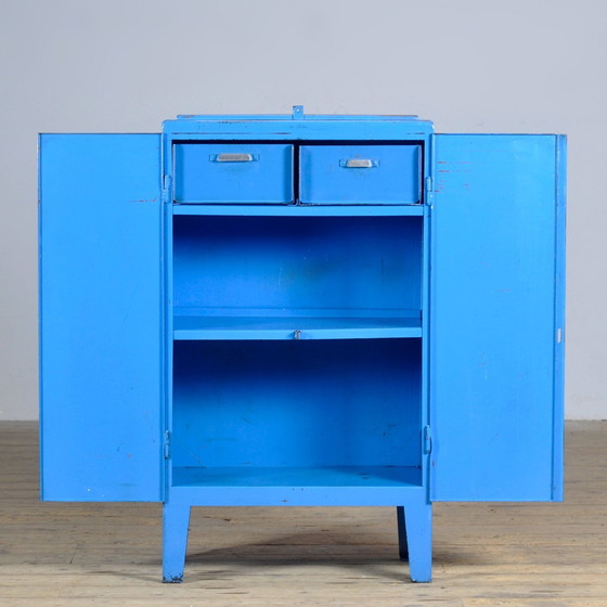 Image 1 of Industrial Iron Cabinet, 1960S