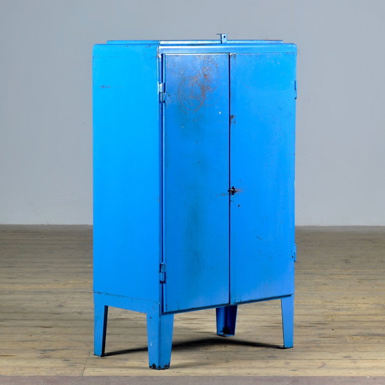 Image 1 of Industrial Iron Cabinet, 1960S