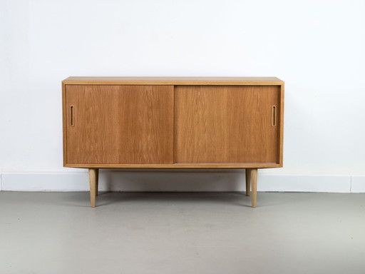 Danish Oak Sideboard By Carlo Jensen For Hundevad & Co, 1960S