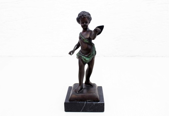 Image 1 of Figurine en bronze d'Eduardo Rossi