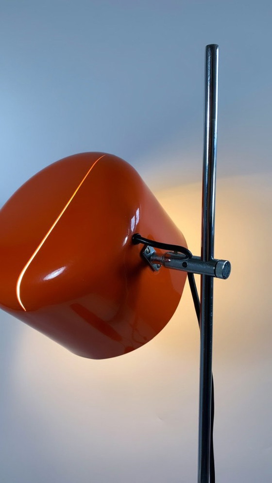 Image 1 of Seventies Floor Lamp Orange