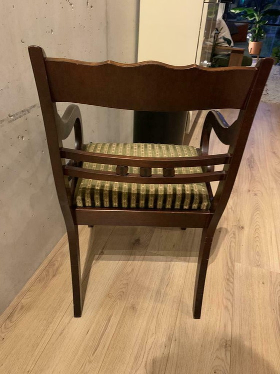 Image 1 of *Price drop* Heldense Mahogany-leather desk and office chair