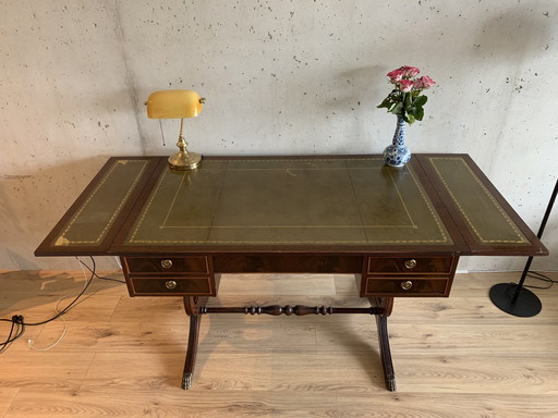 *Baisse de prix* Bureau et chaise de bureau Heroic en cuir d'acajou