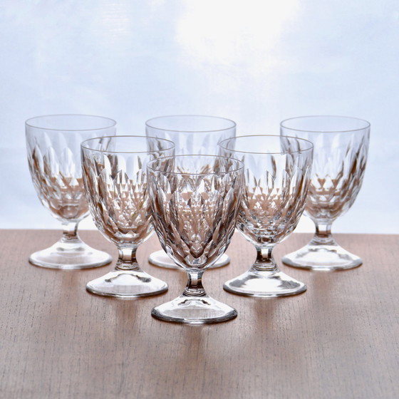 Image 1 of Set De 6 Verres Anciens En Cristal Villeroy & Boch