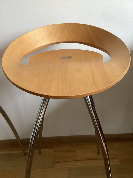 Image 1 of 2x LYRA Italian design bar stool