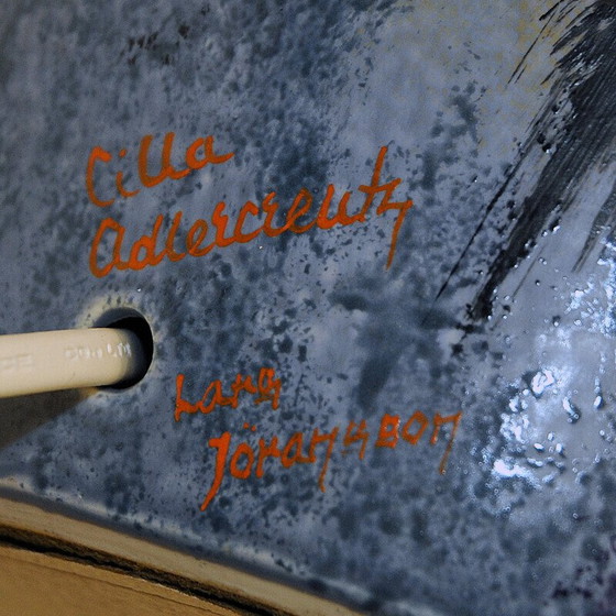 Image 1 of Lampada da tavolo vintage "Créole" in ceramica smaltata di Cilla Adelcreutz e Lars Jöransson, Svezia 1980