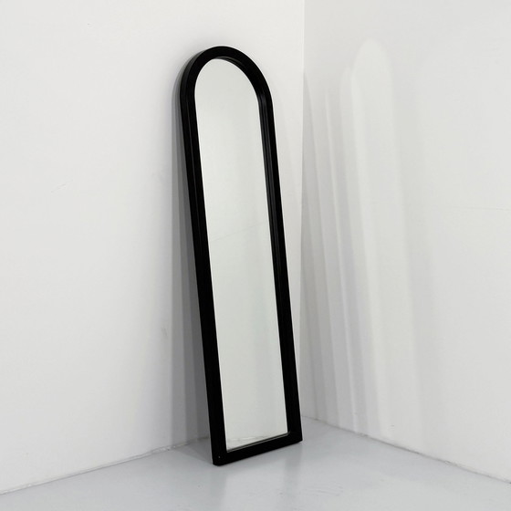 Image 1 of Black Frame Mirror By Anna Castelli Ferrieri For Kartell, 1980S