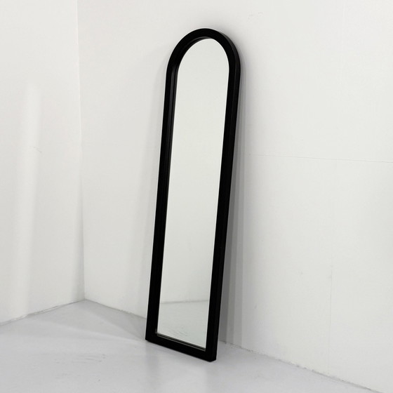 Image 1 of Black Frame Mirror By Anna Castelli Ferrieri For Kartell, 1980S