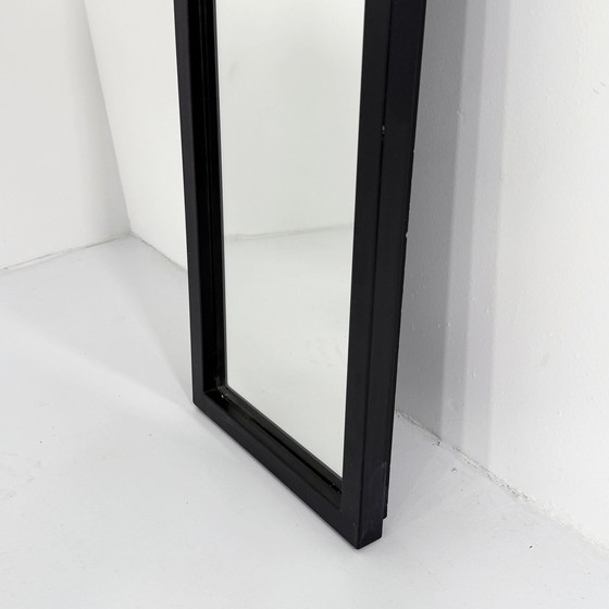 Image 1 of Black Frame Mirror By Anna Castelli Ferrieri For Kartell, 1980S