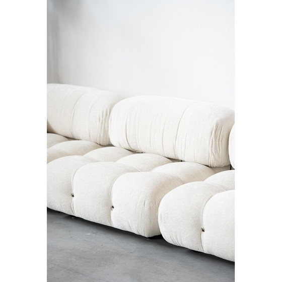 Image 1 of Vintage "Camaleonda" living room set in Boucle fabric by Mario Bellini, Italy 1970