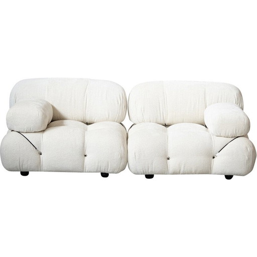 Vintage "Camaleonda" living room set in Boucle fabric by Mario Bellini, Italy 1970