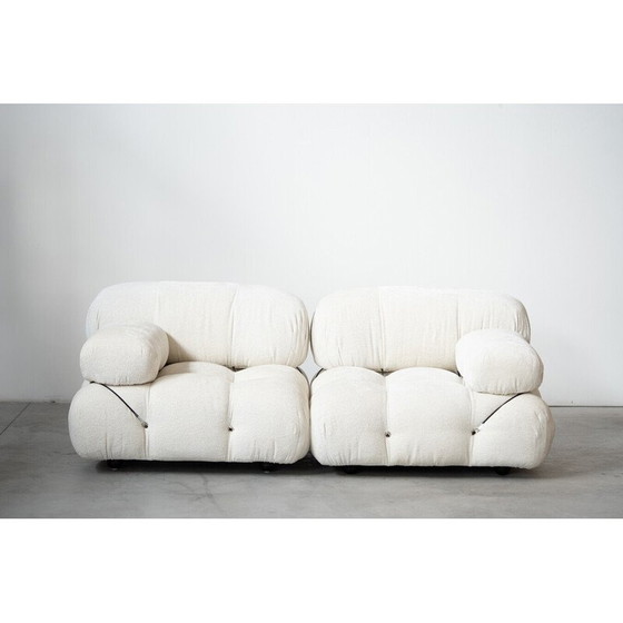 Image 1 of Vintage "Camaleonda" living room set in Boucle fabric by Mario Bellini, Italy 1970