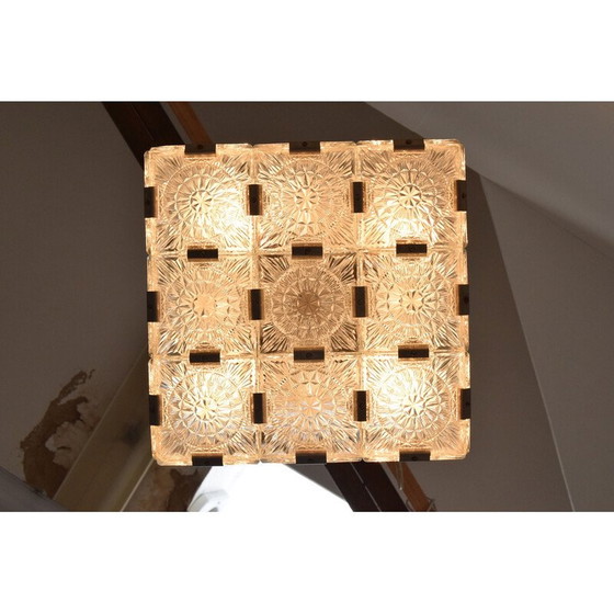 Image 1 of Mid-century glass pendant lamp by Kamenicky Senov, Czechoslovakia 1960s