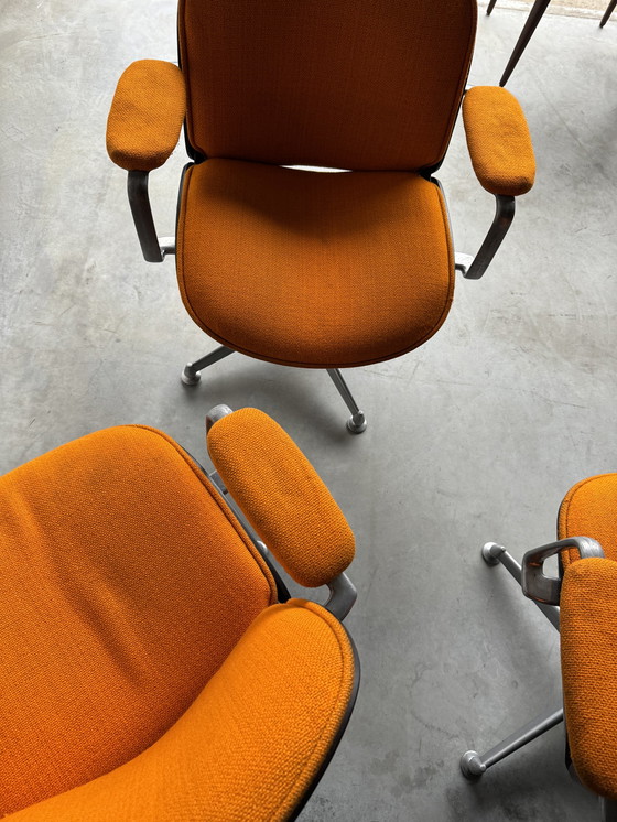 Image 1 of 4x Mim Roma office chairs Ico Parisi