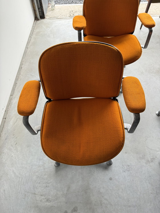 Image 1 of 4x Mim Roma office chairs Ico Parisi