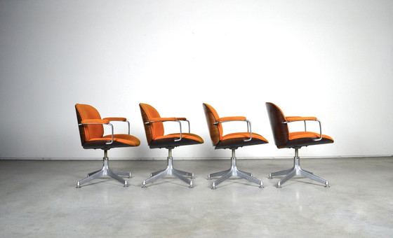 Image 1 of 4x Mim Roma office chairs Ico Parisi