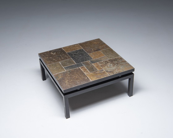 Image 1 of Coffee Table with Natural stone top, Netherlands, 1970s