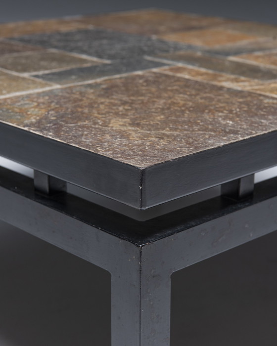 Image 1 of Coffee Table with Natural stone top, Netherlands, 1970s