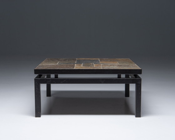 Image 1 of Coffee Table with Natural stone top, Netherlands, 1970s